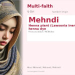 Mehndi Name Meaning and Details