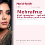 Mehrafruz Name Meaning and Details