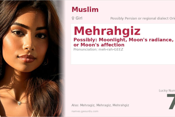 Mehrahgiz Name Meaning — Origin, Gender & Details (2025)