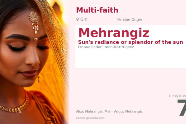 Mehrangiz Name Meaning — Persian Origin, Girl Name & Details (2025)