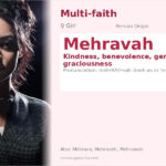 Mehravah Name Meaning and Details