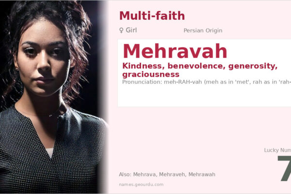 Mehravah Name Meaning — Persian Origin, Girl Name & Details (2025)