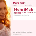 MehriMah Name Meaning and Details