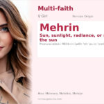 Mehrin Name Meaning and Details