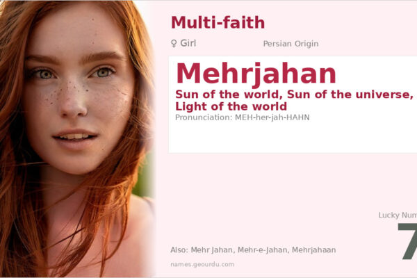 Mehrjahan Name Meaning — Persian Origin, Girl Name & Historical Significance (2025)