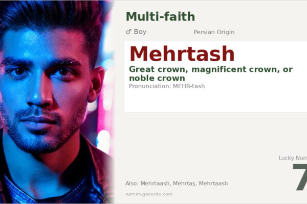 Mehrtash Name Meaning — Persian Origin, Boy Name & Details (2025)