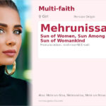 Mehrunissa Name Meaning and Details