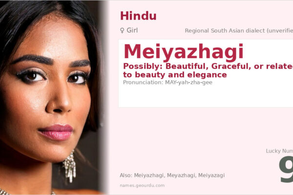 Meiyazhagi Name Meaning — Origin, Gender & Details (2025)