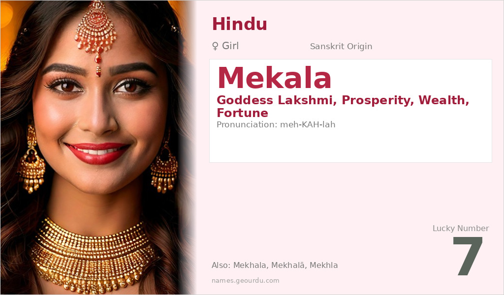 Mekala Name Meaning and Details