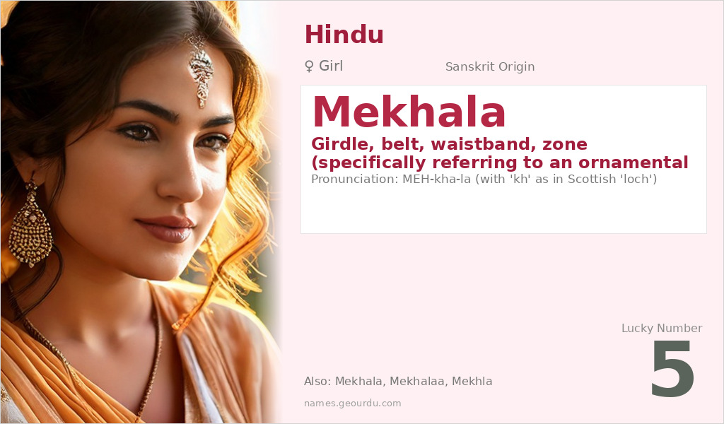 Mekhala Name Meaning and Details