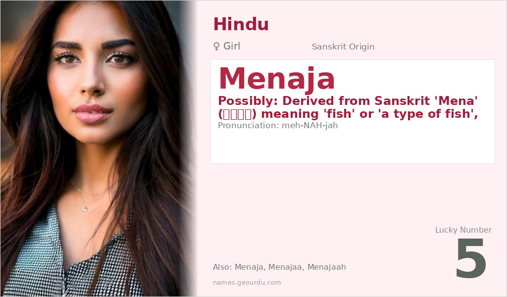 Menaja Name Meaning and Details