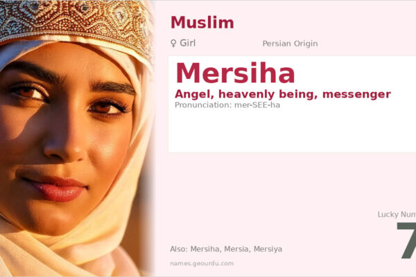 Mersiha Name Meaning — Angelic Persian Origin & Details (2025)