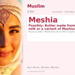 Meshia Name Meaning and Details