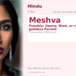 Meshva Name Meaning and Details