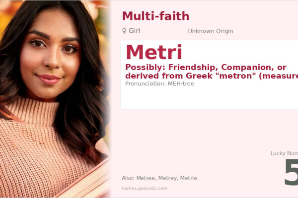 Metri Name Meaning — Origin, Gender & Details (2025)