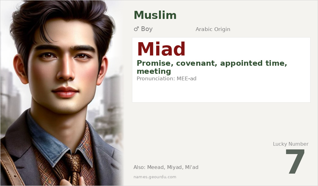 Miad Name Meaning and Details