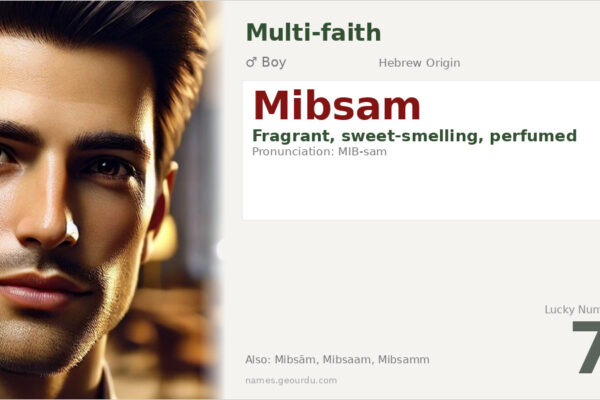 Mibsam Name Meaning — Hebrew Origin, Fragrant Meaning & Details (2025)