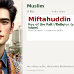 Miftahuddin Name Meaning and Details