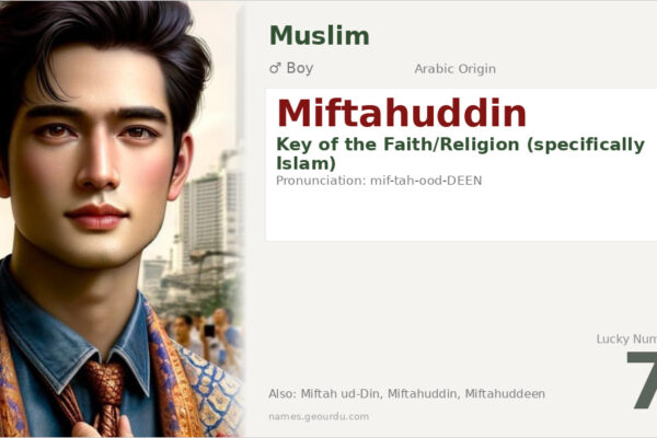 Miftahuddin Meaning — Arabic Origin, Boy Name & Details (2025)