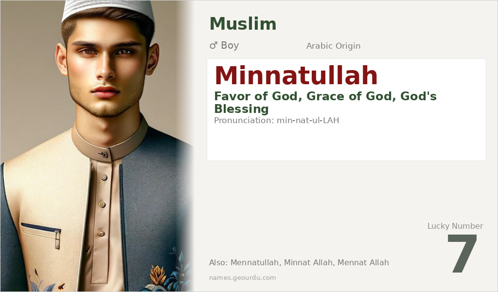 Minnatullah Name Meaning and Details
