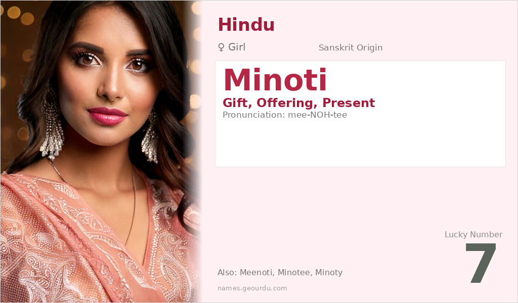 Minoti Name Meaning and Details