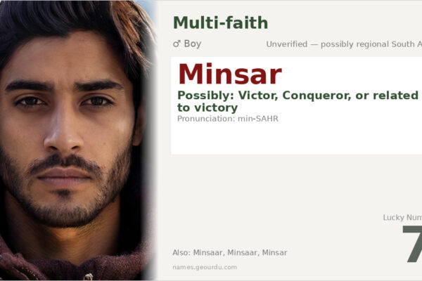 Minsar Name Meaning — Origin, Gender & Details (2025)