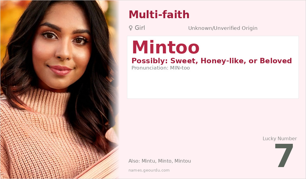 Mintoo Name Meaning and Details