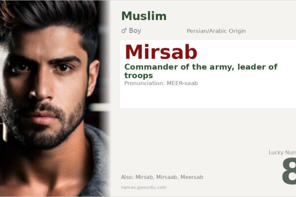 Mirsab Name Meaning — Persian/Arabic Origin, Boy Name & Details (2025)