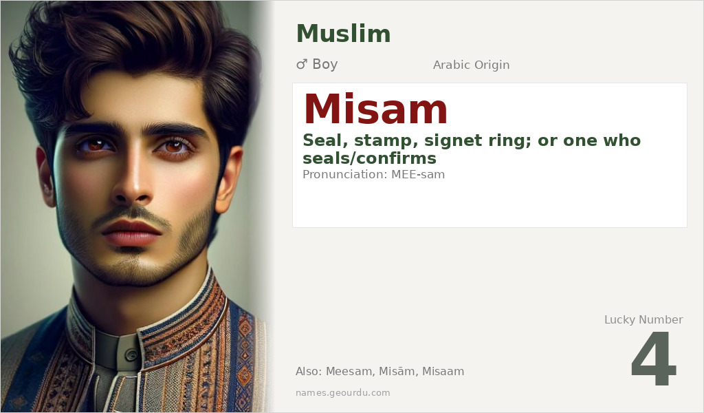 Misam Name Meaning and Details