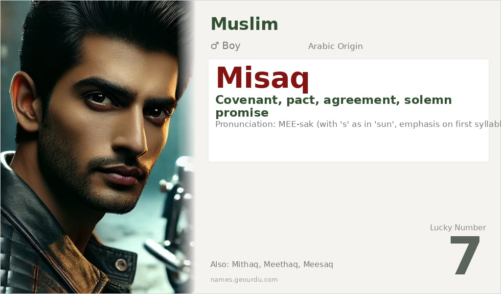 Misaq Name Meaning and Details