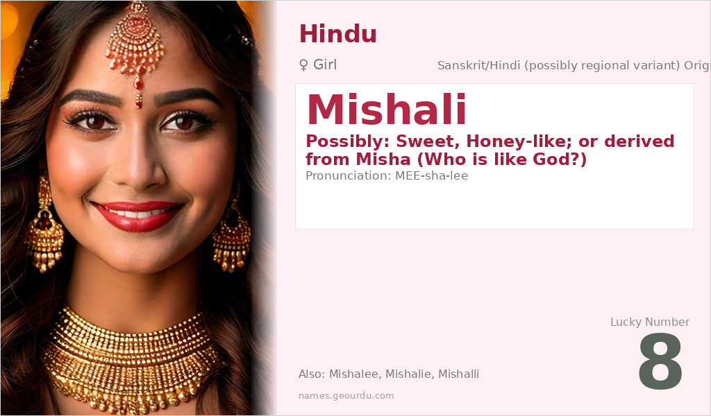 Mishali Name Meaning and Details