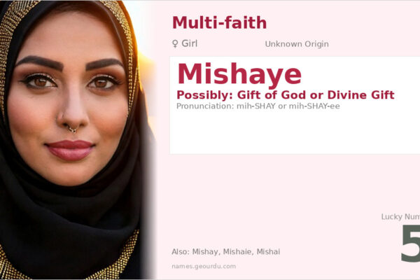 Mishaye Name Meaning — Origin, Gender & Details (2025)