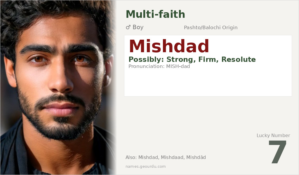 Mishdad Name Meaning and Details