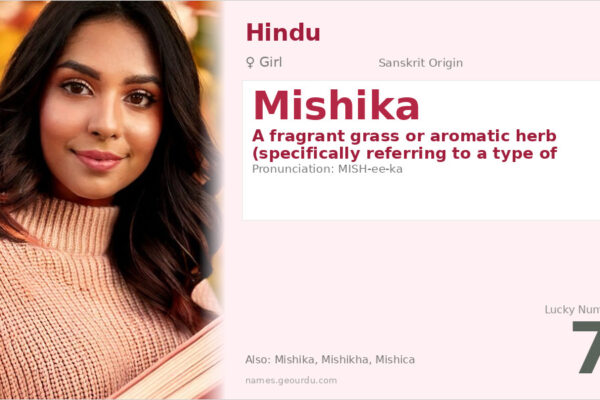 Mishika Name Meaning — Sanskrit Origin, Girl Name & Details (2025)