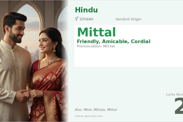 Mittal Name Meaning — Sanskrit Origin, Gender & Details (2025)