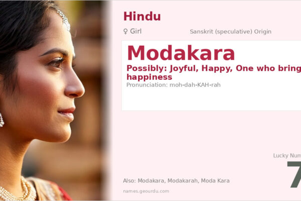 Modakara Name Meaning — Origin, Gender & Details (2025)