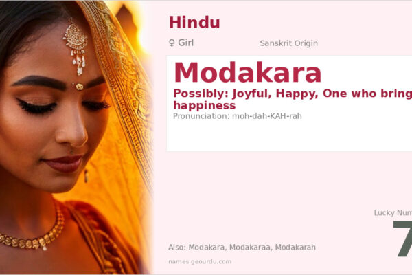 Modakara Name Meaning — Sanskrit Origin, Girl Name & Details (2025)