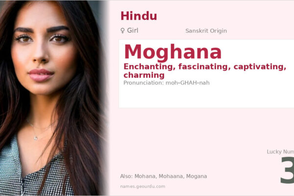 Moghana Name Meaning — Sanskrit Origin, Girl Name & Details (2025)