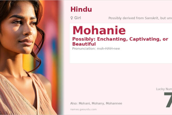 Mohanie Name Meaning — Origin, Gender & Details (2025)