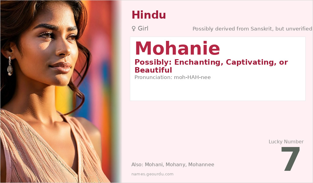 Mohanie Name Meaning and Details