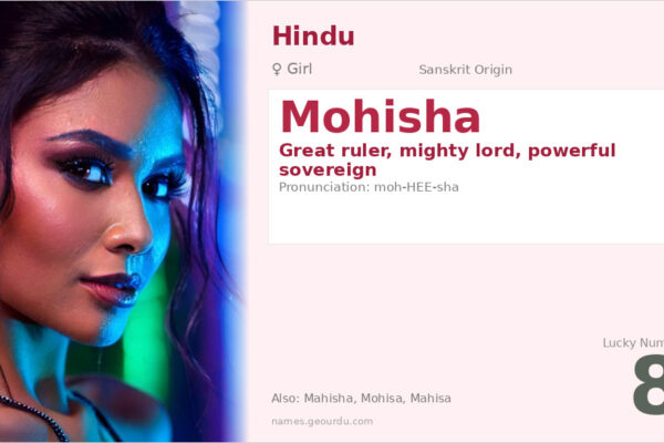 Mohisha Name Meaning — Sanskrit Origin, Girl Name & Details (2025)