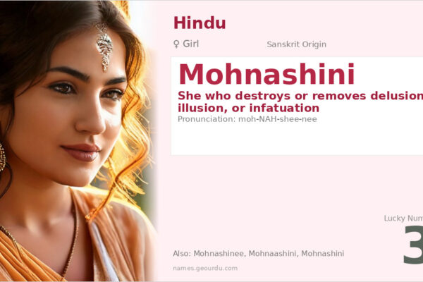 Mohnashini Meaning — Sanskrit Origin, Girl Name & Details (2025)