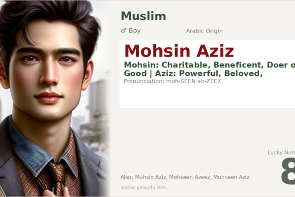 Mohsin Aziz Name Meaning — Arabic Origin, Boy’s Name & Islamic Significance (2025)