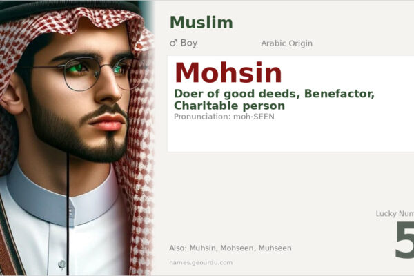 Mohsin Name Meaning — Arabic Origin, Boy Name & Details (2025)