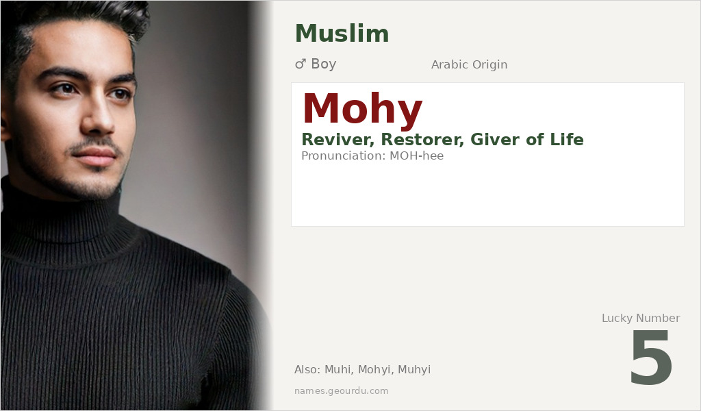 Mohy Name Meaning and Details