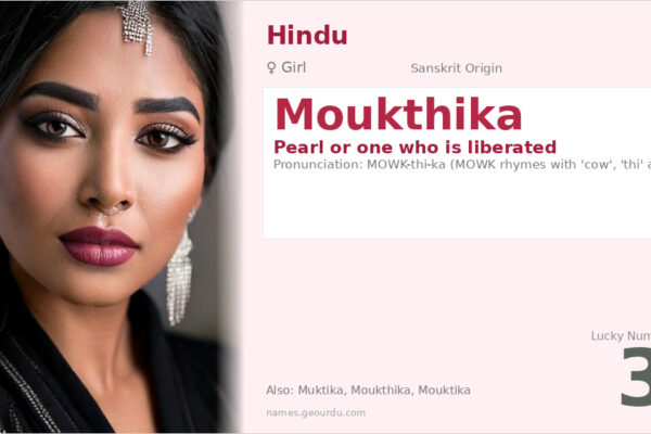 Moukthika Name Meaning — Sanskrit Origin, Girl Name & Details (2025)