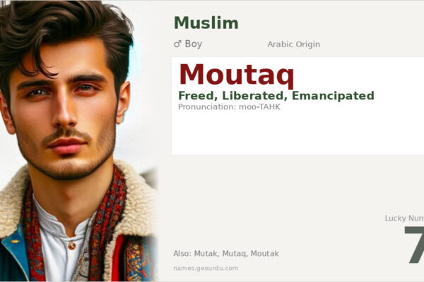 Moutaq Name Meaning — Arabic Origin, Boy Name & Details (2025)