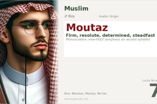 Moutaz Name Meaning — Arabic Origin, Boy Name & Details (2025)