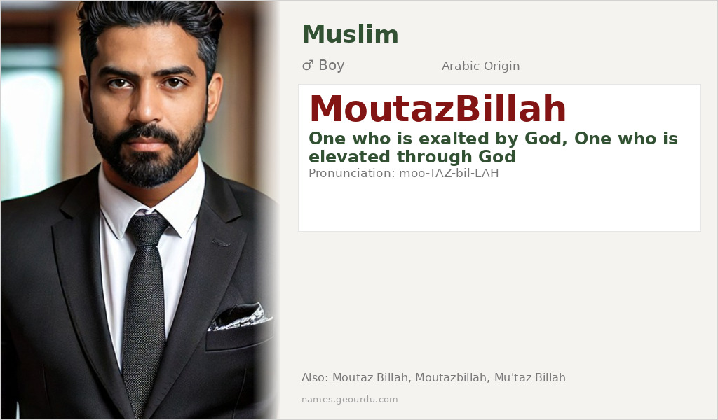 MoutazBillah Name Meaning and Details