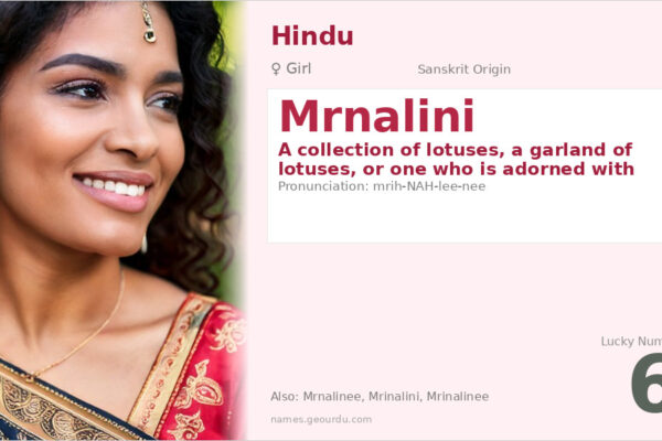Mrnalini Name Meaning — Sanskrit Origin, Girl Hindu Name & Details (2025)